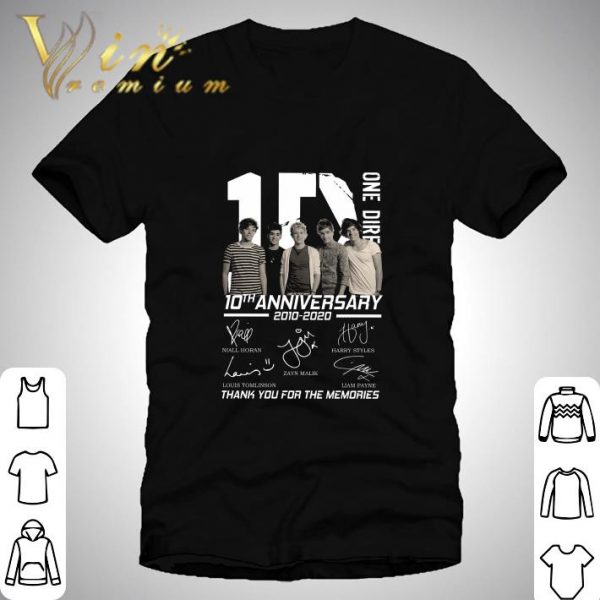 1D One Direction 10th anniversary 2010-2020 signed Harry Styles shirt 1