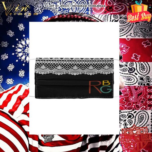 RIP Notorious RBG Ruth Bader Ginsburg vintage face mask 2