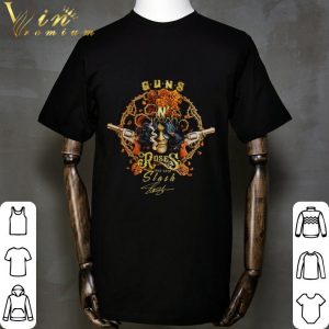 Guns N Roses 1965-2020 Slash signature shirt 4