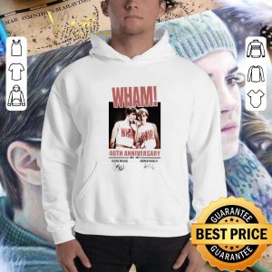 Best Wham Band 40th anniversary 1981-2021 signatures shirt 5