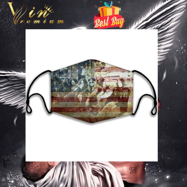 Lynyrd Skynyrd Member American Flag Face Mask 1