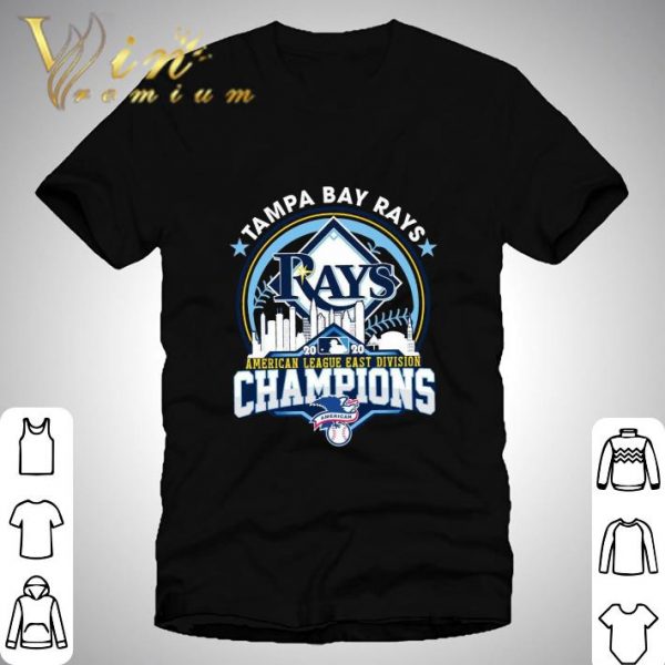 Tampa Bay Rays 2020 American League East Division Champions shirt 1