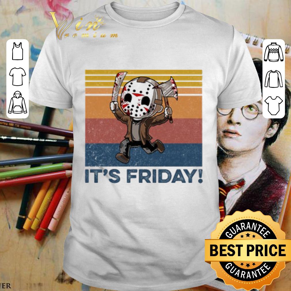 Hot Halloween Jason Voorhees it's friday vintage shirt 1