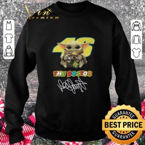 Hot Star Wars Baby Yoda 46 The Doctor Valentino Rossi signature shirt 5