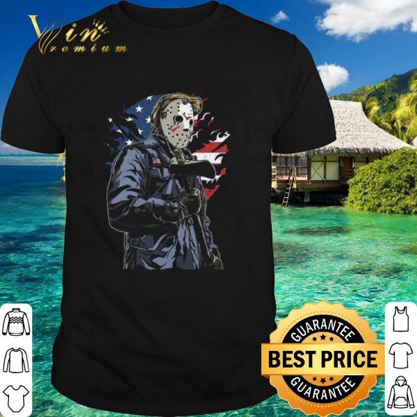 Premium American Killer Donald Trump Politics USA Halloween Horror Friday 13th Jason Voorhees shirt 1