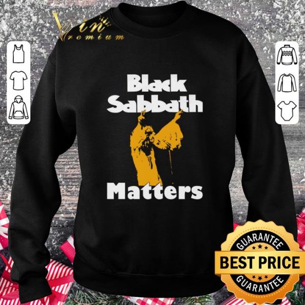 Awesome Black Sabbath Matters shirt 3