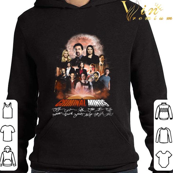 Criminal Minds TV Series characters signatures shirt 7 Criminal Minds TV Series characters signatures shirt
