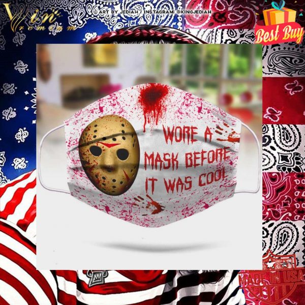Blood Jason Voorhees wore a mask before it was cool face mask 2