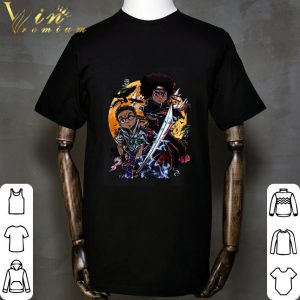 The Boondocks mashup anime Uchiha Itachi Zoro shirt 4