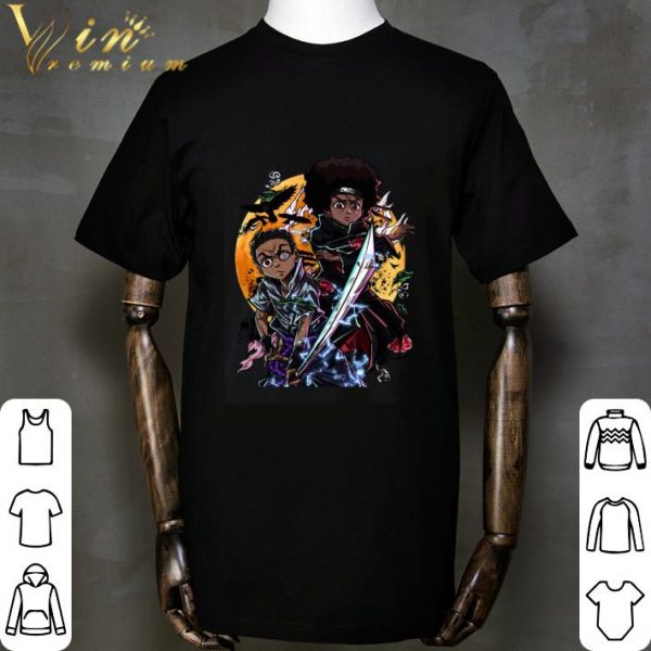 The Boondocks mashup anime Uchiha Itachi Zoro shirt 2