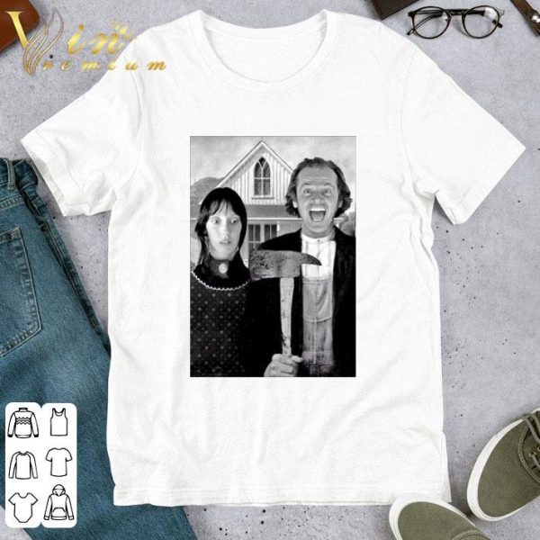 The Shining mashup American Gothic Shelley Duvall and Jack Nicholson shirt 1