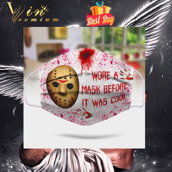 Blood Jason Voorhees wore a mask before it was cool face mask 1