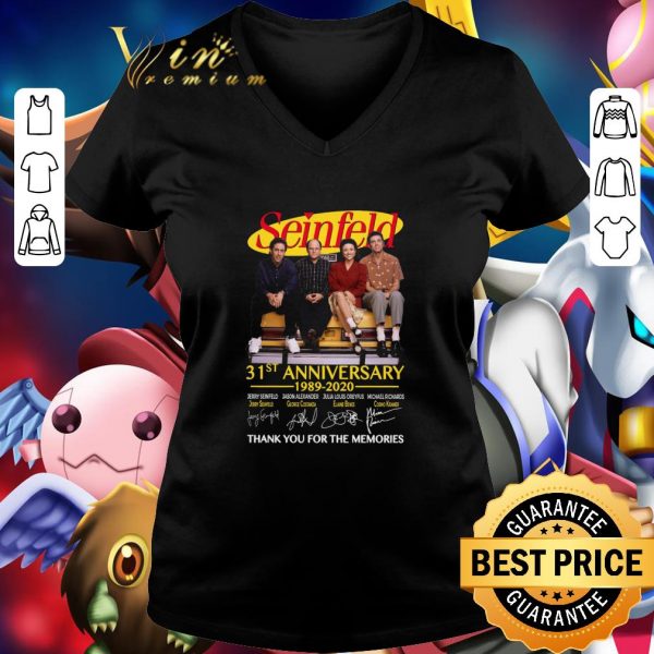 Official Seinfeld 31st anniversary 1989-2020 signed thank you for the memories shirt 2