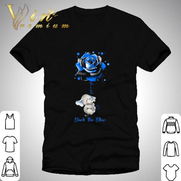 Elephant faith back the blue rose shirt 1