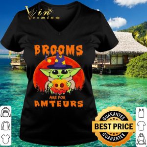 Top Halloween witch brooms are for amateurs sunset shirt 5