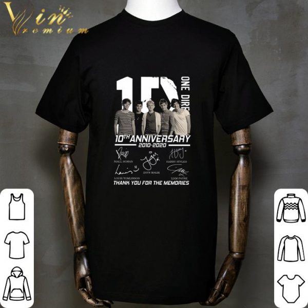 1D One Direction 10th anniversary 2010-2020 signed Harry Styles shirt 2
