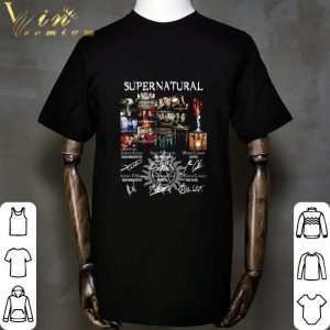 Supernatural all season signatures shirt 4