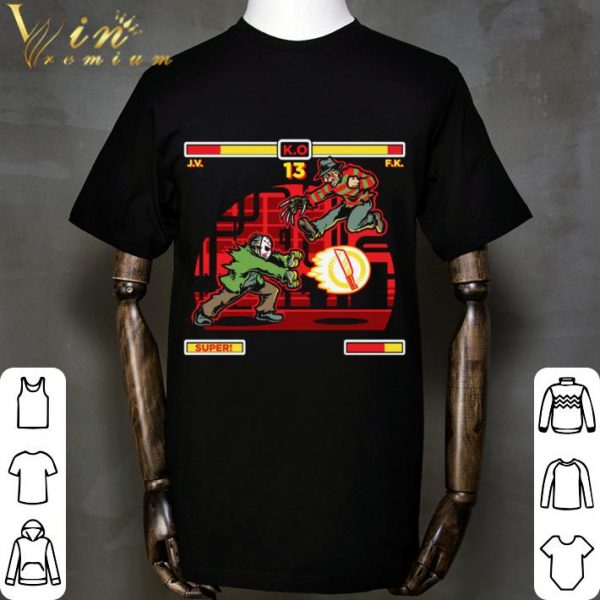 Jason Voorhees fighting Freddy Krueger shirt 2