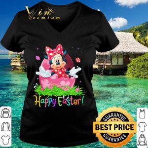 Pretty Minnie mouse happy easter flowers shirt 5