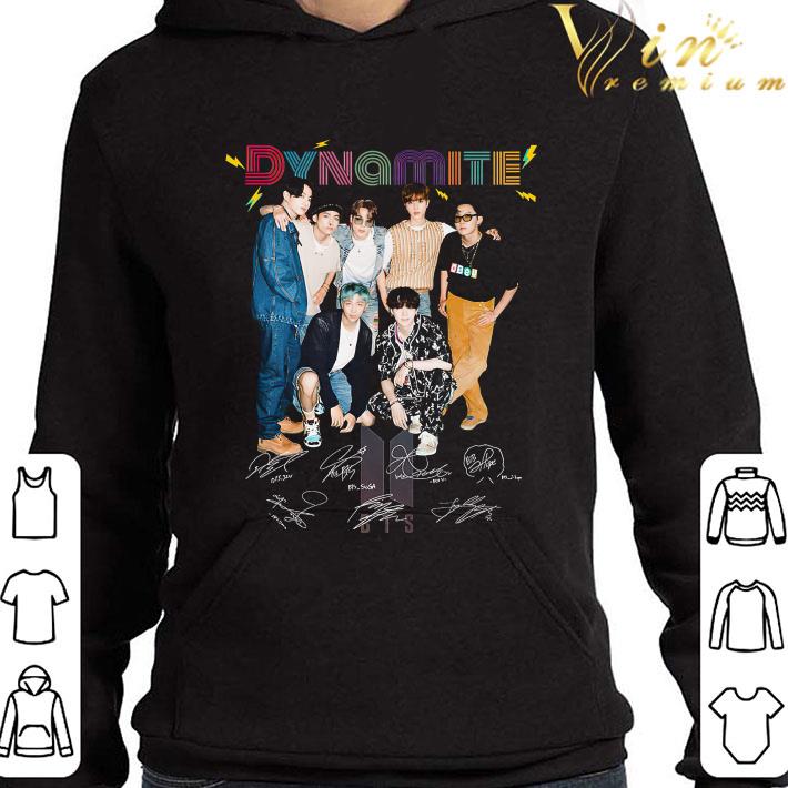 BTS member Dynamite signature shirt 7 BTS member Dynamite signature shirt