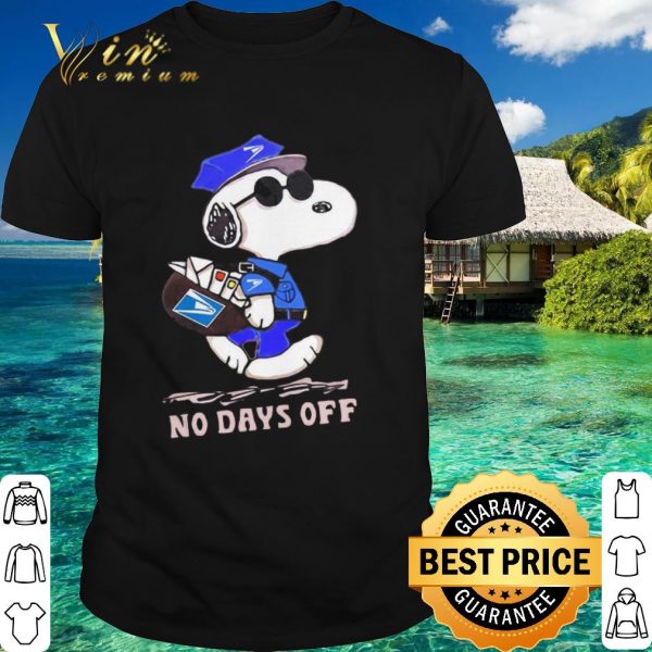 Pretty Snoopy United States Postal Service no days off shirt 1
