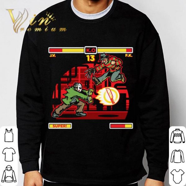 Jason Voorhees fighting Freddy Krueger shirt 3