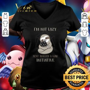 Hot Sloth Dungeon i'm not lazy just rolled a low initiative shirt 4