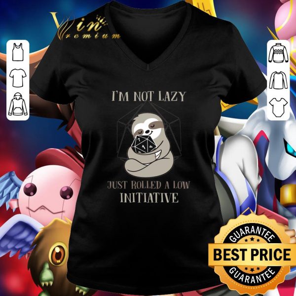 Hot Sloth Dungeon i'm not lazy just rolled a low initiative shirt 2
