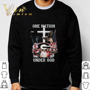 Eagle Statue Of Liberty One Nation Georgia Bulldogs Under God shirt 5
