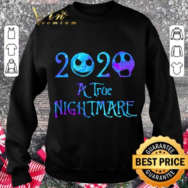 Official Jack Skellington 2020 a true nightmare shirt 3