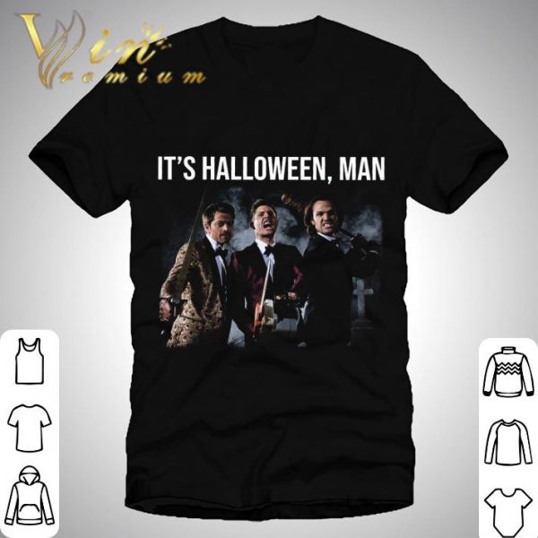 Dean Winchester Sam Winchester Castiel It’s Halloween Man shirt 1