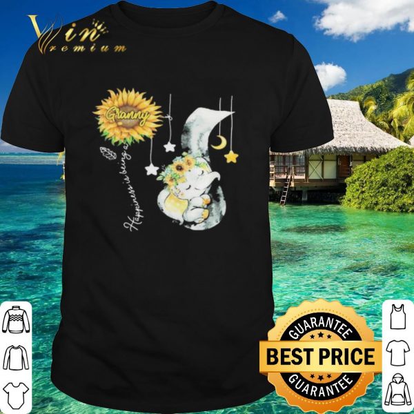 Cool Happiness Is Being A Granny Elephant Mothers Day shirt 1