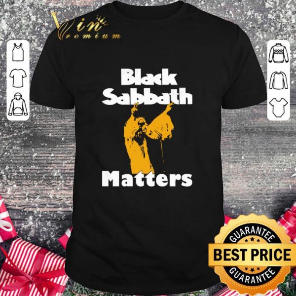 Awesome Black Sabbath Matters shirt 1