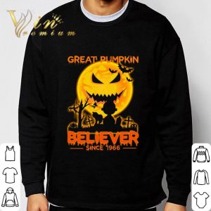 Snoopy and Charlie Brown great pumpkin believer since 1966 shirt 5