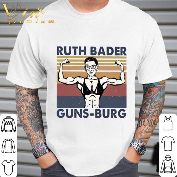 Ruth Bader Ginsburg Gym Guns-burg vintage shirt 2
