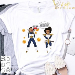 Boondocks Vegeta Riley what's the scouter say about his power level shirt 5