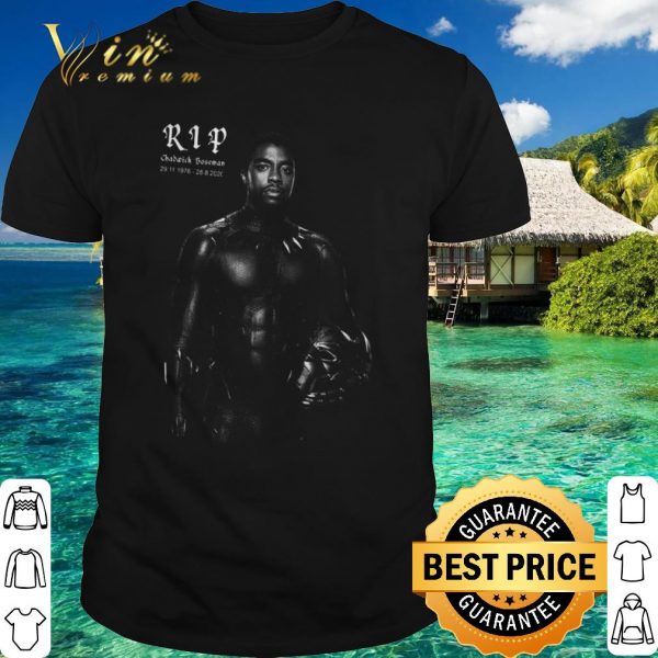 Best R.I.P Chadwick Boseman 1976 2020 shirt 1