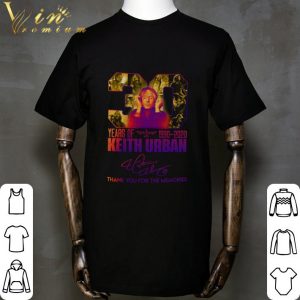 30 years of 1990-2020 Keith Urban signature shirt 4