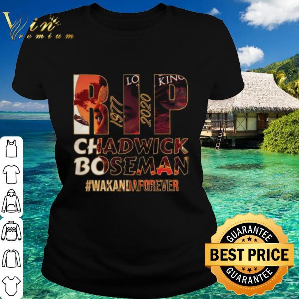 Original RIP Chadwick Boseman 1977 2020 #Wakandaforever shirt 2