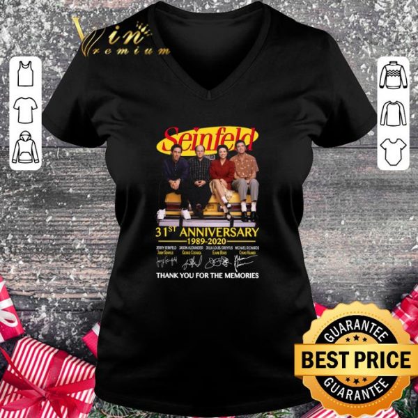 Seinfeld 31st anniversary 1989-2020 signatures shirt 2