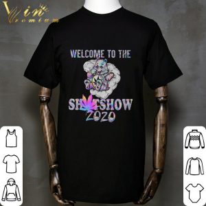 Bear Welcome to the shitshow 2020 Hologram shirt 4