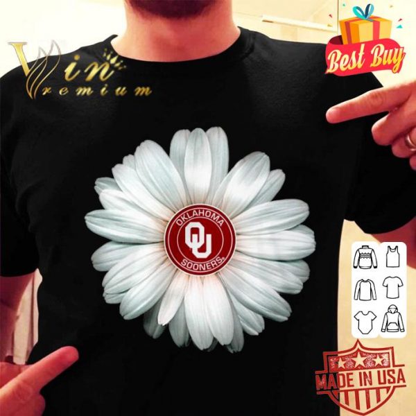 Logo Oklahoma Sooners Daisy Flower shirt 2