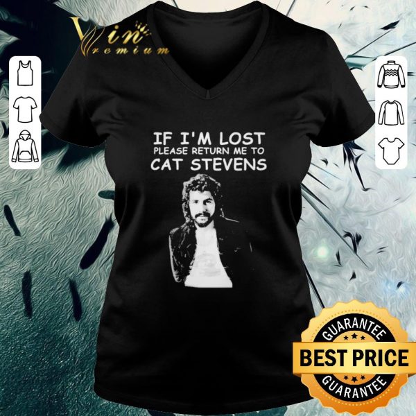 Pretty If I’m lost please return me to cat Stevens shirt 3