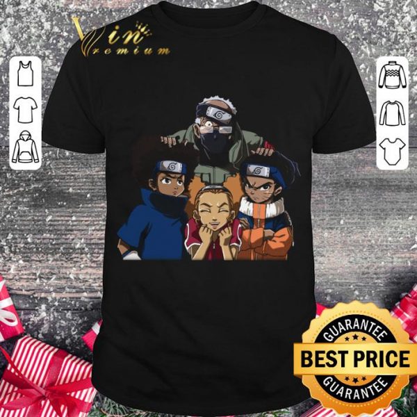 Original The Boondocks mashup Naruto shirt 1
