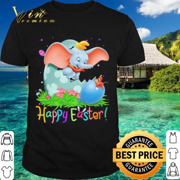 Cool Disney dumbo elephant happy easter flower shirt 1
