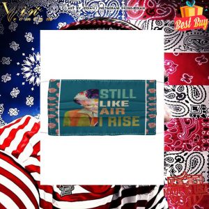 Maya Angelou still like air i rise face mask 4