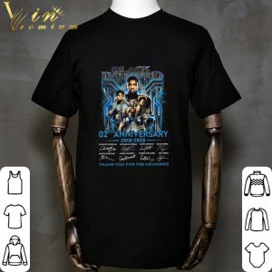 Black Panther 02nd anniversary 2018-2020 signatures shirt 4