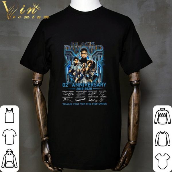 Black Panther 02nd anniversary 2018-2020 signatures shirt 2