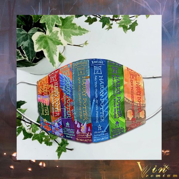 Harry Potter 7 book series face mask 2