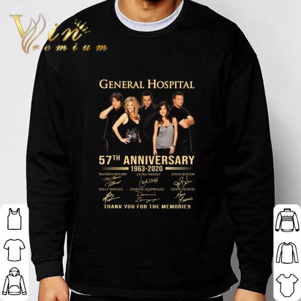 General Hospital 57th anniversary 1963-2020 signatures shirt 3